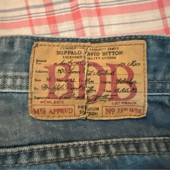 Buffalo David Bitton BDB Denim Blue Jeans Ruffler Basic | 32Wx32L - Picture 12 of 12